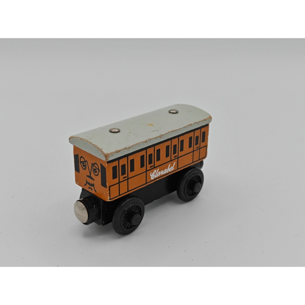 Thomas Friends Wooden Railway Clarabel Passenger Coach Learning Curve 1992